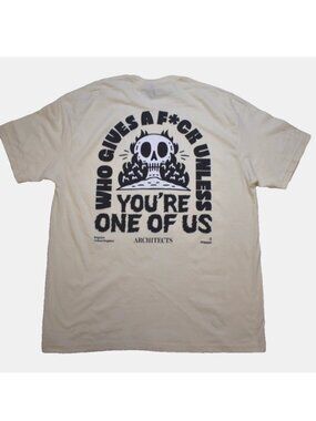 Architects Mens Whip Lash Who Gives A F Unless You're One Of Us Shirt New 2XL